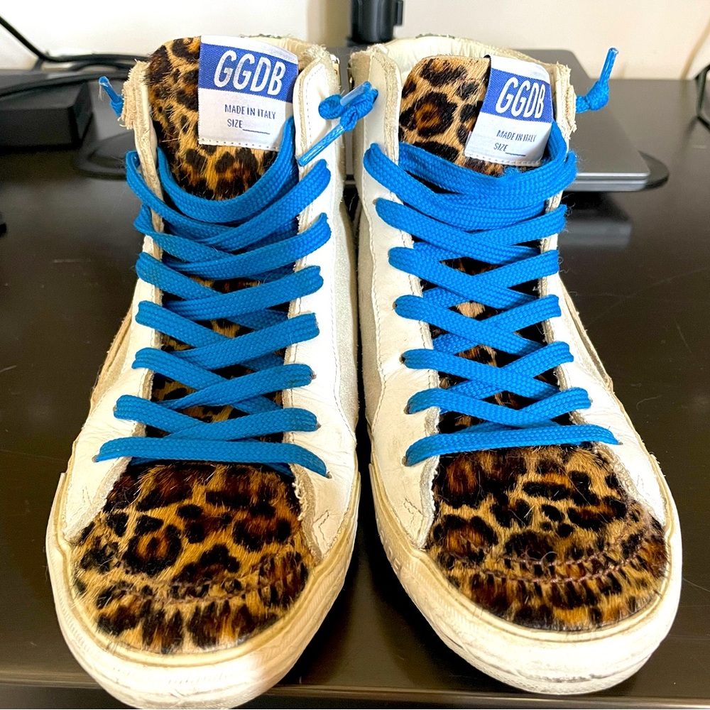 Golden Goose Slide Genuine Calf Hair
High Top Sneaker (Women)
